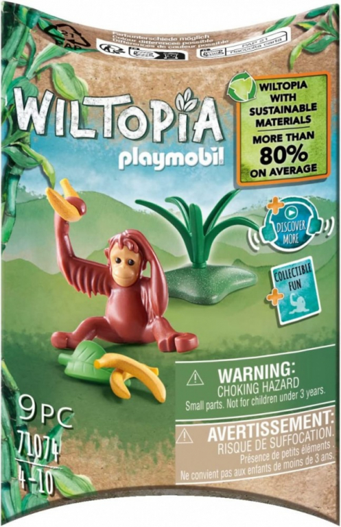 Playmobil Figures set Wiltopia 71074 Young Orangutan