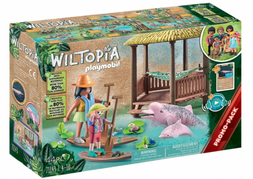 Playmobil Set 71143 Wiltopia: Paddling Tour with River Dolphins