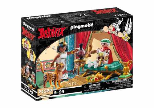 Playmobil Asterix 71270 Caesar and Cleopatra with a leopard