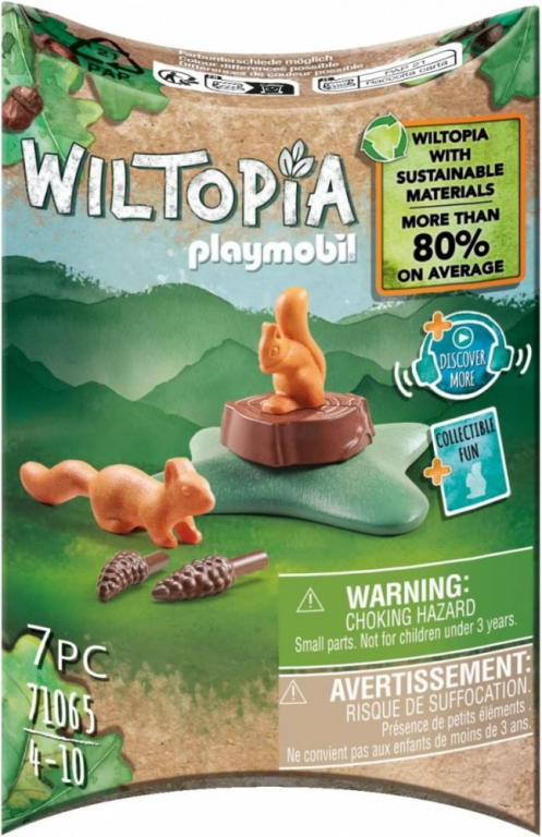 Playmobil Figures set Wiltopia 71065 Squirrels