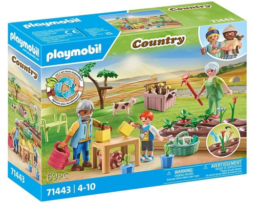 Playmobil Idyllic vegetable garden with grandparents