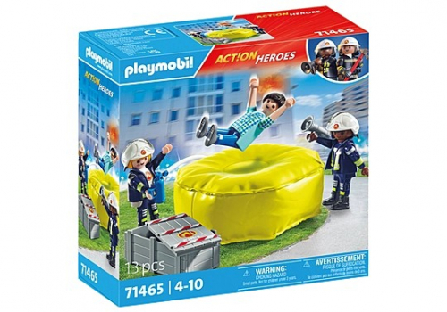 Playmobil Figures set Action Heroes 71465 Firefighter with air pillow