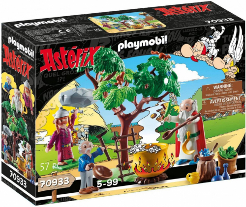 Playmobil Figures set Asterix 70933 Getafix with the caldron of Magic Pot