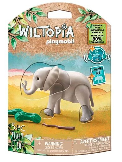 Playmobil Figures set Wiltopia 71049 Young Elephant