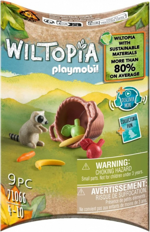 Playmobil Figures set Wiltopia 71066 Raccoon
