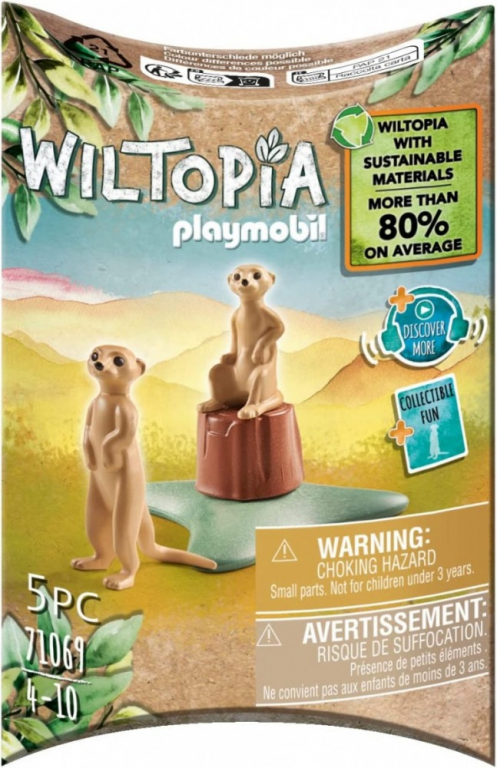 Playmobil Figures set Wiltopia 71069 Meerkats