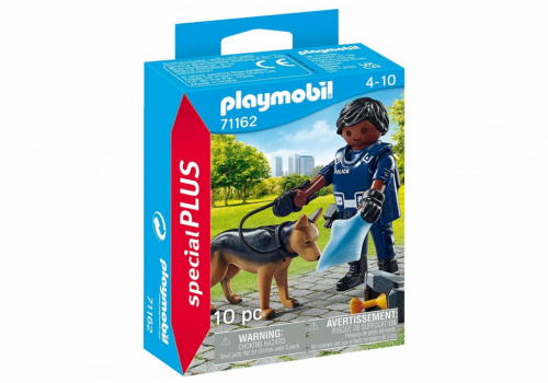 Playmobil Figure Special Plus 71162 Policeman with dog