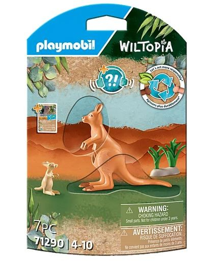 Playmobil Figure Wiltopia 71290 Kangaroo with Joey