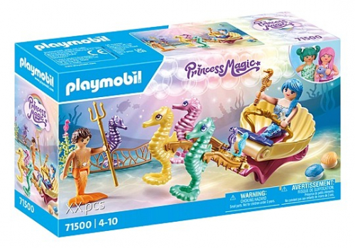 Playmobil Figures set Princess Magic 71500 Mermaid Seahorse Carriage