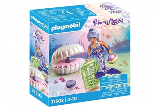 Playmobil Figures set Magic 71502 Mermaid with Pearl Seashell