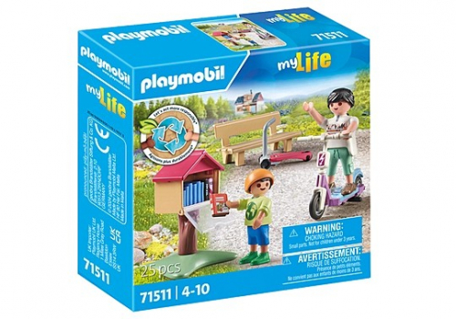 Playmobil Figure set My Life 71511 Book exchange