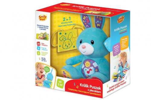 Interactive bunny fluffy with back. SmilyPl SP98297