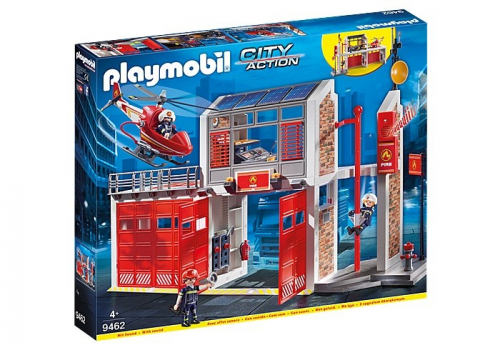 Playmobil Figurines set Large fire station 9462