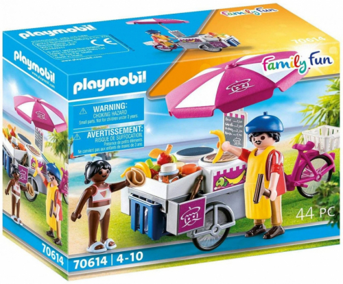 Playmobil Set with figures Family Fun 70614 Mobile pancake stand