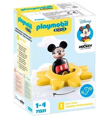 Playmobil Zestaw z figurką 1.2.3 Disney 71321 Myszka Miki i słoneczko-grzechotka