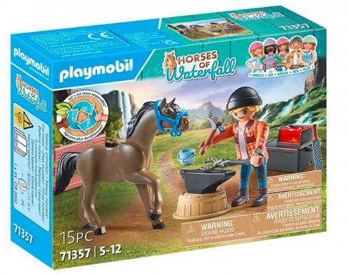 Playmobil Farrier Ben and Achilles