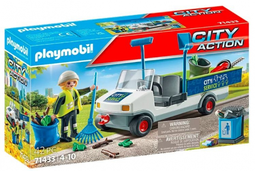 Playmobil Street Cleaner with e-Vehicle