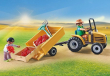 Playmobil Tractor with trailer and water tank