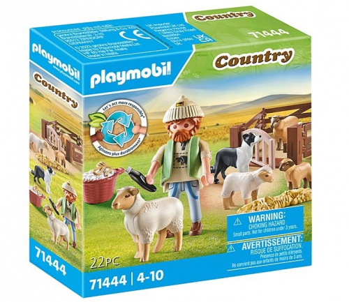 Playmobil Young Shepherd with flock of sheep