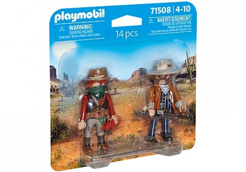 Playmobil Figures set DuoPack 71508 Bandit and Sheriff