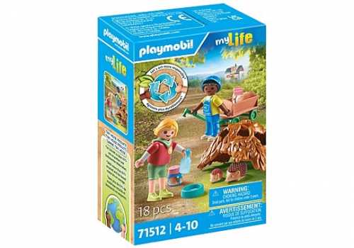 Playmobil Figures set My Life 71512 Care of the hedgehog family