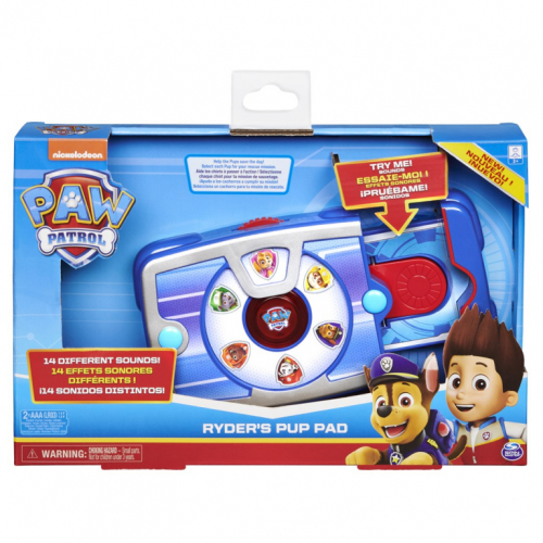 PAW Patrol , Ryder’s Interactive Pup Pad with 14 Sounds, for Kids Aged 3 and up