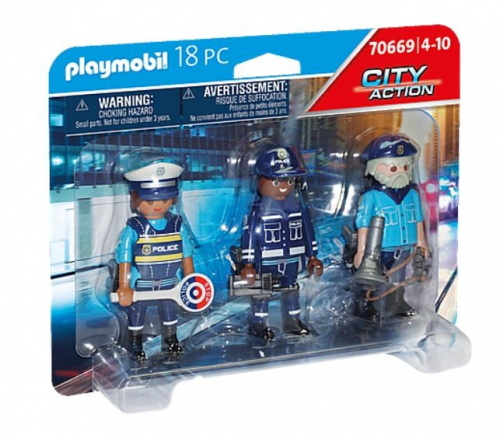 Playmobil Police Figure Set