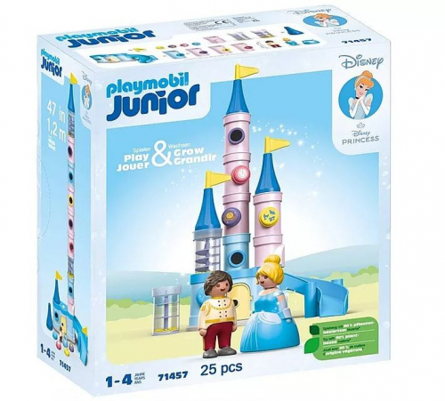 Playmobil Zestaw z figurkami Junior Disney 71457 Zamek Kopciuszka