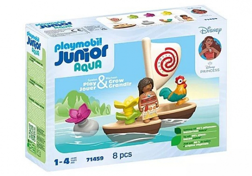 Playmobil Set with figurines Junior Disney: Moanas Boat