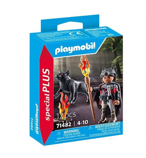 Playmobil Warrior with wolf