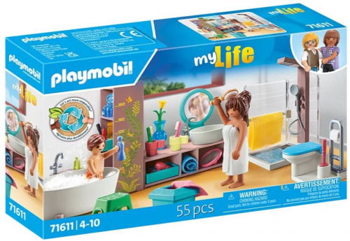 Playmobil Figures set My Life 71611 Bathroom