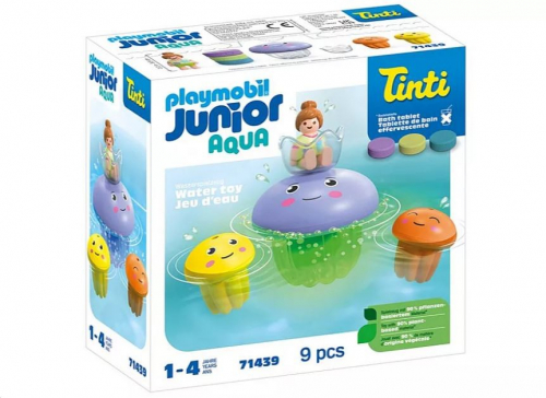 Playmobil Figures set Junior Aqua 71439 Family of colorful jellyfish