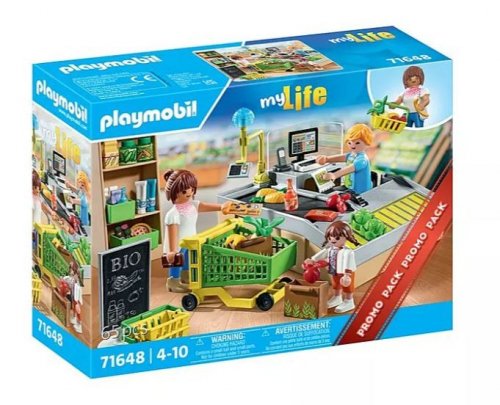 Playmobil Figures set My Life 71648 Organic supermarket