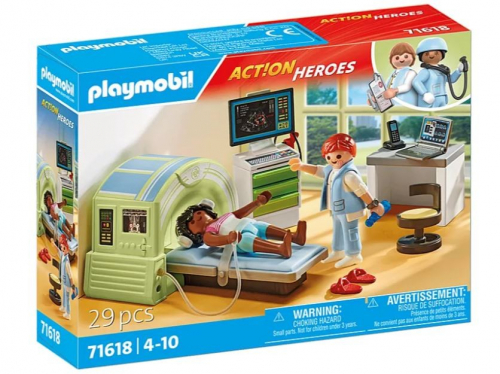 Playmobil Figures set Action Heroes 71618 MRI with patient