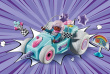 Playmobil Figures set Funstars 71635 Racing Unicorn