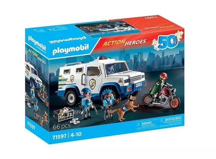 Playmobil Police Money Transporter 71597