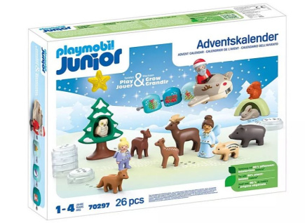 Playmobil Figures set Junior 70297 Advent Calendar Snowy Christmas