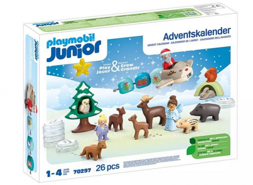 Playmobil Figures set Junior 70297 Advent Calendar Snowy Christmas