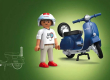 Playmobil Figures set Vespa 71622 1969 Vespa 150 Sprint Veloce, blue