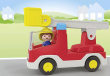 Playmobil Zestaw z figurką Junior 71683 Wóz strażacki z drabiną
