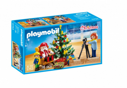 Playmobil Set with figurines Christmas 5753 Photo Santa Claus