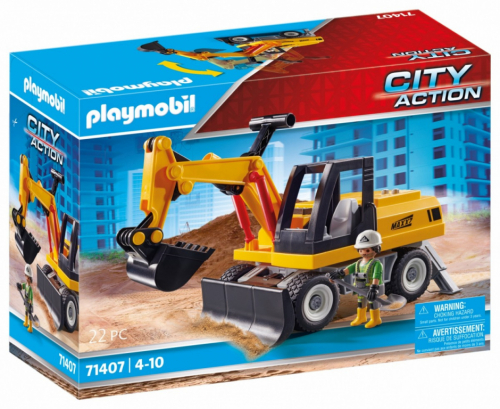 Playmobil Zestaw z figurkami City Action 71707 Koparka