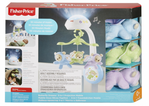 Fisher-Price Butterfly Dreams 3-in-1 Projection Mobile