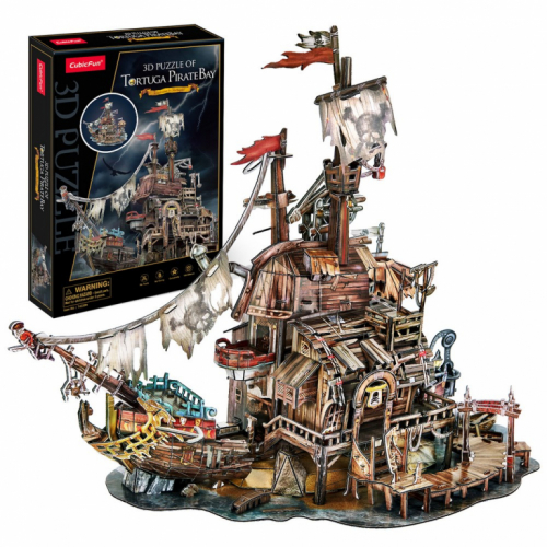 CUBIC FUN 3D PUZZLE T4039H (306-24039) TORTUGA - PIRATE BAY