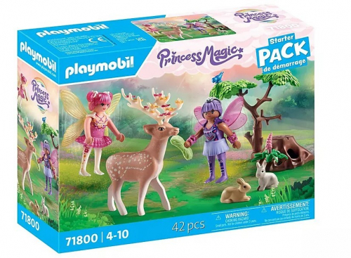 Playmobil Zestaw z figurkami Princess Magic 71800 Wróżki z leśnymi zwierzętami