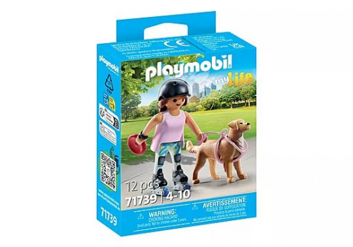 Playmobil My Life 71739 Skater with Retriever