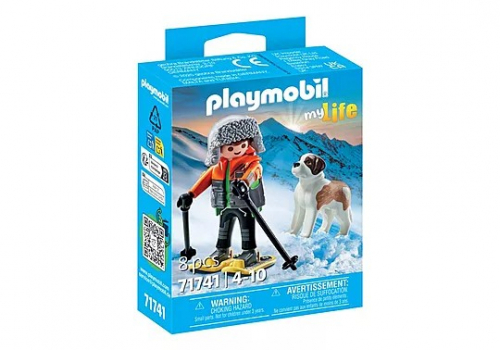 Playmobil My Life 71741 Hiker with Saint Bernard