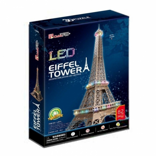 CubicFun Cubic Fun 3d Puzzle Eiffel Tower LED