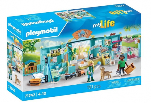 Playmobil Zestaw z figurkami My Life 71742 Hotel dla zwierząt