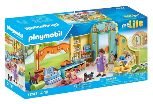 Playmobil Zestaw z figurkami My Life 71743 Dom dla szczeniaków